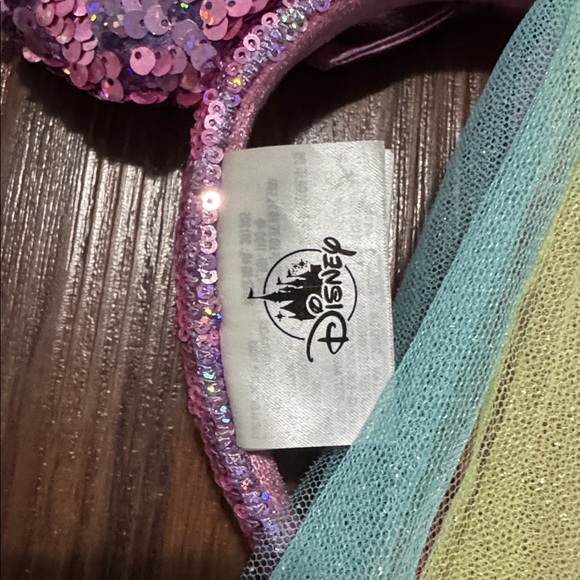 4/$45 Disney Park Unicorn Minnie Mouse Ears Headband Pastel Rainbow - Picture 5 of 5